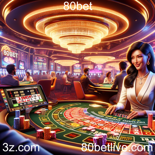 A Experiência Imersiva do Cassino Ao Vivo no 80bet
